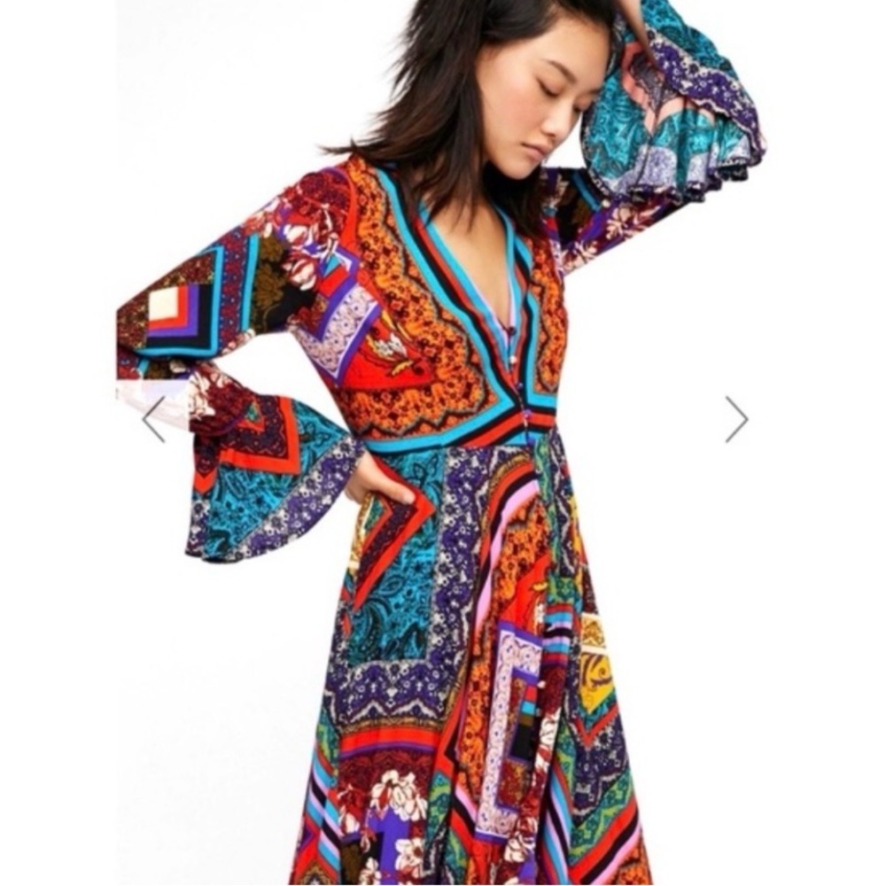 🐦‍🔥FREE PEOPLE🐦‍🔥PHOENIX HI LOW DRESS/DUSTER - Picture 3 of 11
